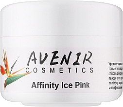 Żel do paznokci lodowy róż - Avenir Cosmetics Inffinity Ice Pink Gel — Zdjęcie N2