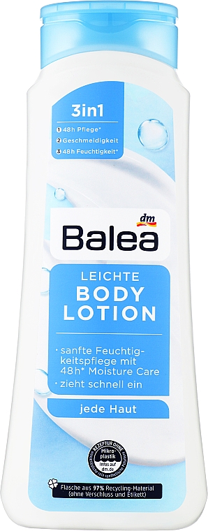 Lekki nawilżający lotion do ciała - Balea Light Body Lotion