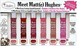 Духи, Парфюмерия, косметика Zestaw matowych mini-pomadek do ust (lipstick 6 x 1,2 ml) - theBalm Meet Matte Hughes Mini Kit 03