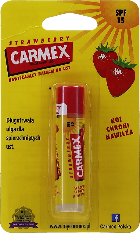 PRZECENA! Balsam w sztyfcie do ust - Carmex Lip Balm * — Zdjęcie N3