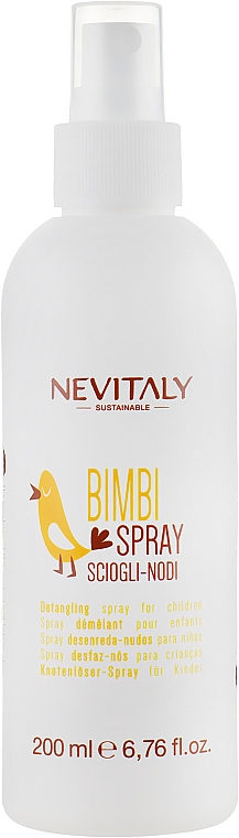 Balsam w sprayu dla dzieci ułatwiający rozczesywanie włosów - Nevitaly