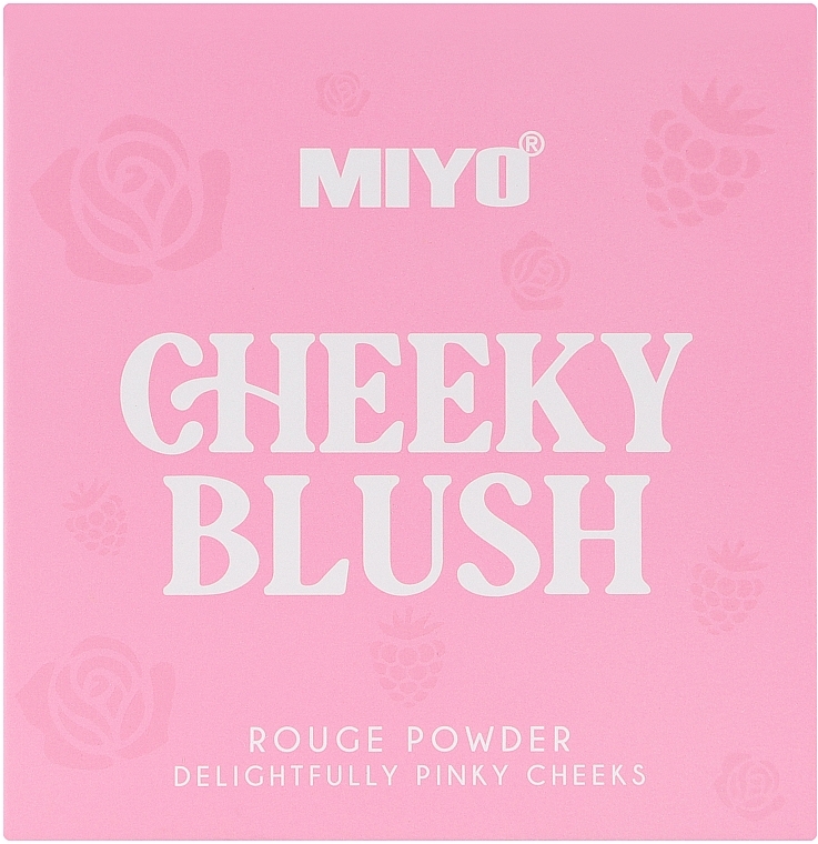 Róż do policzków, 10 g - Miyo Cheeky Blush Rouge Powder Delightfully Pinky Cheeks — Zdjęcie N2
