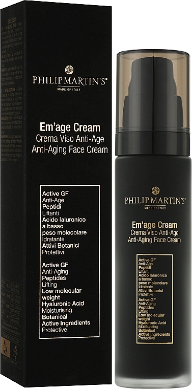 Krem do pielęgnacji twarzy i dekoltu - Philip Martin's Em'age Anti-age Face Cream — Zdjęcie N2