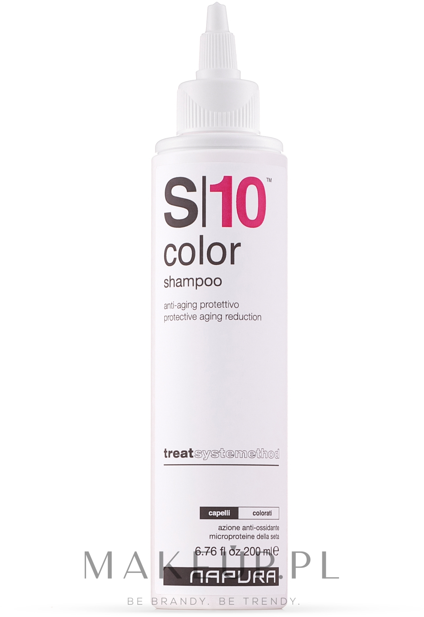 Szampon chroniący kolor włosów farbowanych - Napura S10 Color Shampoo — Zdjęcie 200 ml