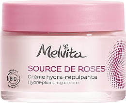 Nawilżający krem różany do twarzy na dzień - Melvita Source De Roses Hydra-plumping Cream — Zdjęcie N1