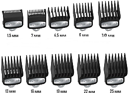 Zestaw dysz do maszynki do strzyżenia, 03421-100 - Wahl Premium — Zdjęcie N2