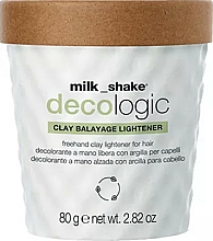 Rozjaśniacz do włosów - Milk_shake Decologic Clay Balayage Destaining Lightener — Zdjęcie N3