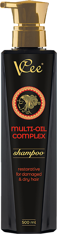 Szampon do włosów z kompleksem 6 drogocennych olejków - VCee Shampoo Multi-Oil Complex — Zdjęcie N1