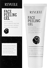 Peeling do skóry twarzy z aktywnym węglem - Revuele Face Peeling Gel With Charcoal — Zdjęcie N2