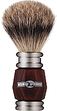 Kup Pędzel do golenia z włosiem borsuka, brązowy - Golddachs Finest Badger Shaving Brush Brown