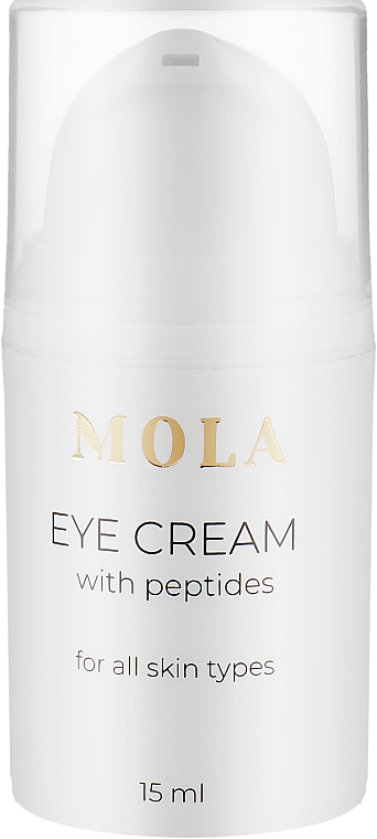 Krem do skóry wokół oczu z peptydami - Mola Eye Cream With Peptides — Zdjęcie N1