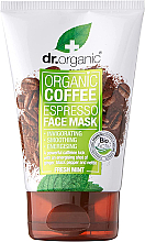 Kup Maska do twarzy z ekstraktem z kawy i mięty - Dr Organic Coffee Espresso Face Mask with Fresh Mint