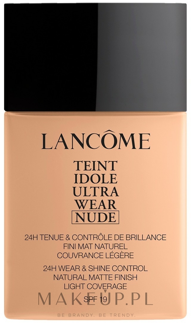 Długotrwały podkład do twarzy - Lancôme Teint Idole Ultra Wear Nude SPF 19 — фото 01 - Beige Albetre