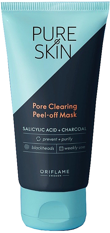 Oczyszczająca maska peel-off z węglem - Oriflame Pure Skin Pore Clearing Peel-off Mask — Zdjęcie N1
