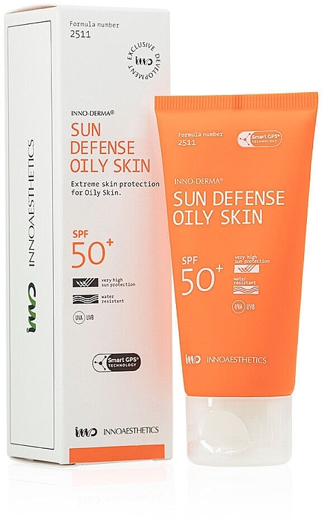 Ochrona przeciwsłoneczna SPF 50 - Innoaesthetics Inno-Derma Sunblock UVP 50+ Oily Skin
