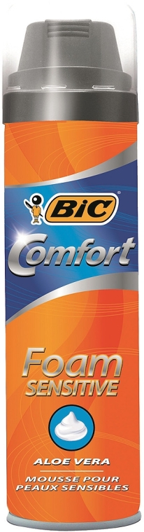 Łagodząca pianka do golenia - Bic Comfort Foam Sensitive — Zdjęcie N1
