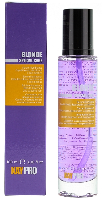 PRZECENA! Serum do włosów blond - KayPro Special Care Serum * — Zdjęcie N1