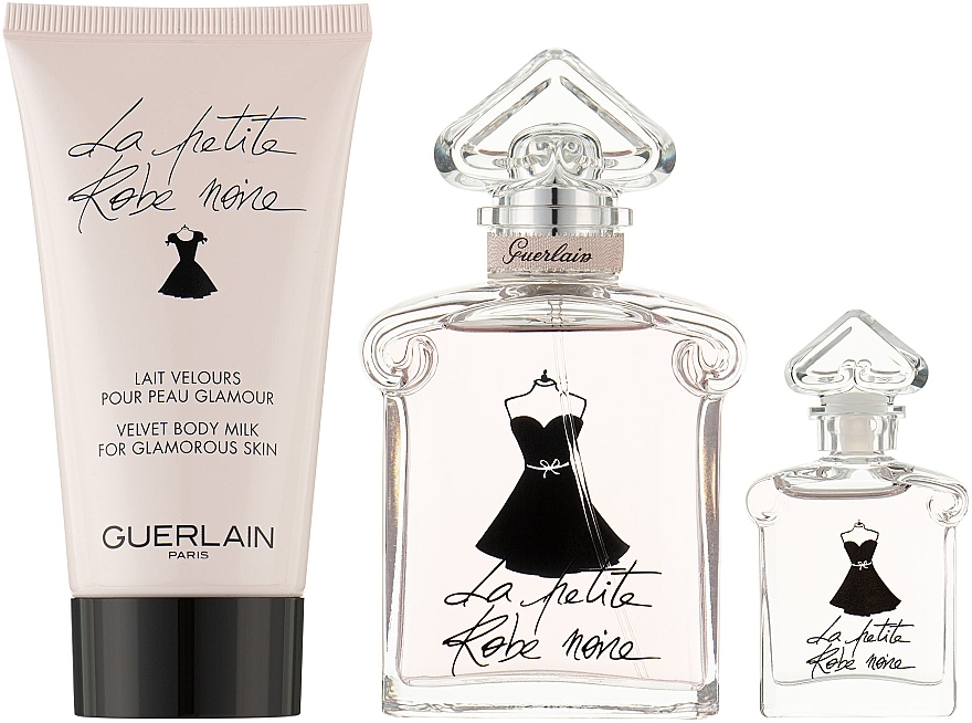 Guerlain La Petite Robe Noire - Zestaw (edt/50 ml + edt/5 ml + b/milk/75 ml) — Zdjęcie N2