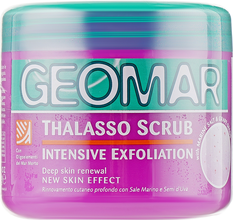 Peeling do ciała z solą morską i winogronami - Geomar Thalasso Scrub Intensive Exfoliation — Zdjęcie N1