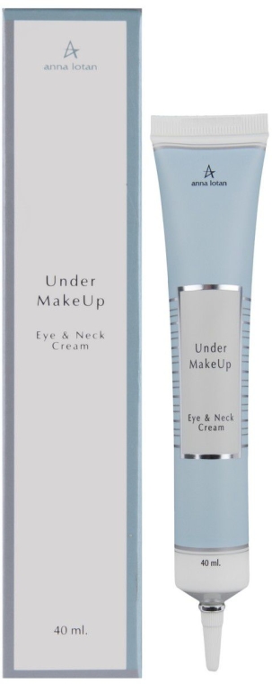 Baza pod makijaż do powiek i na dekolt - Anna Lotan Under Makeup Eye&Neck Cream — Zdjęcie N2