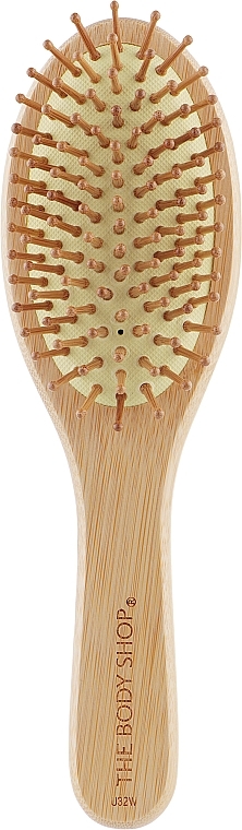 Bambusowa szczotka do włosów - The Body Shop Oval Bamboo Pin Hairbrush — Zdjęcie N1