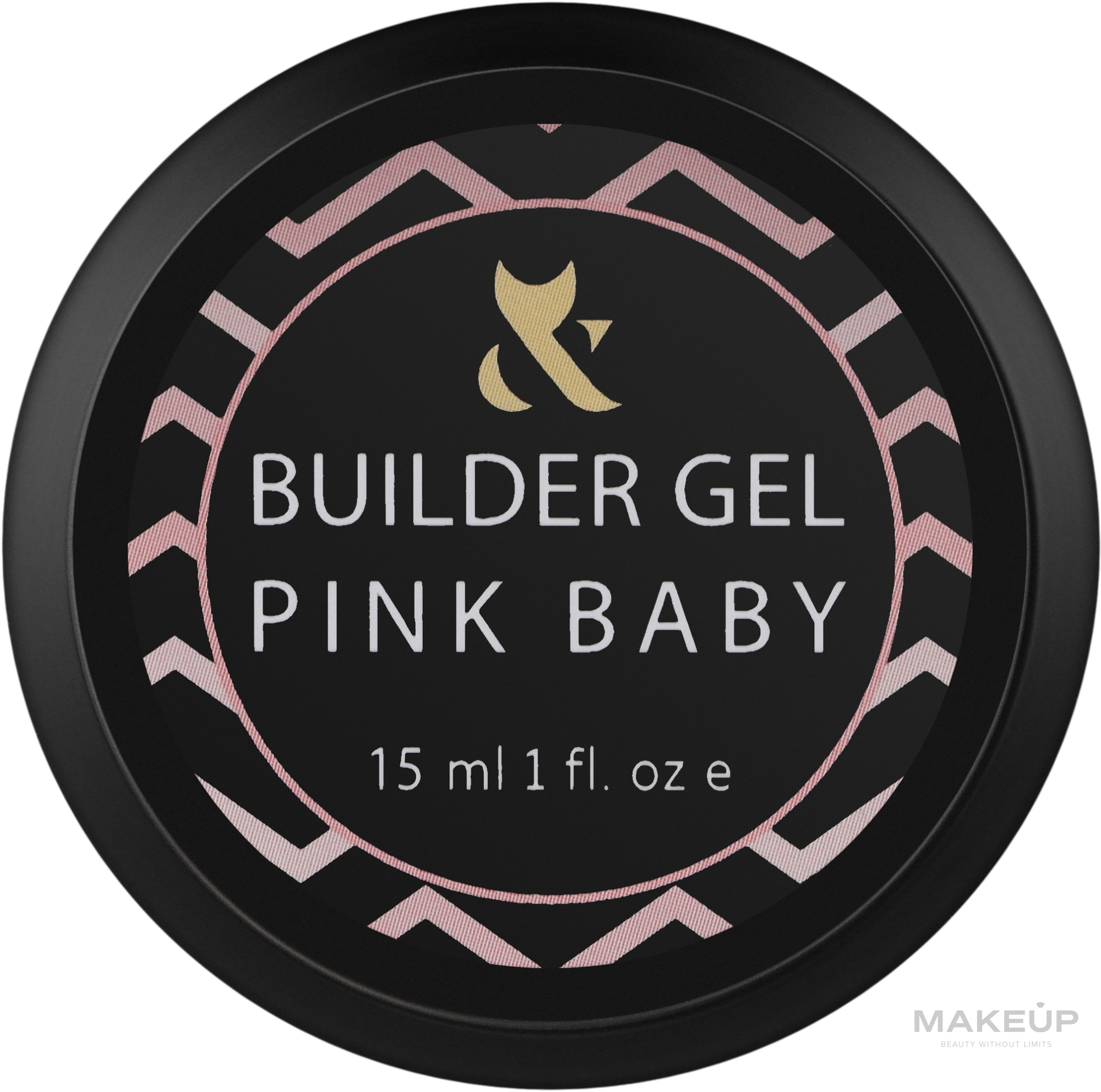 Baza pod manicure hybrydowy - F.O.X Builder Gel Pink Baby — Zdjęcie 15 ml