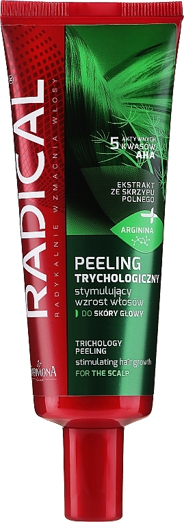 PRZECENA! Peeling trychologiczny do skóry głowy stymulujący wzrost włosów - Farmona Radical * — Zdjęcie N1