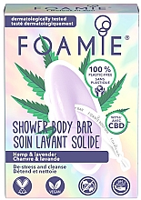 Kup Mydło pod prysznic Konopie i lawenda - Foamie Hemp & Lavander Shower Body Bar