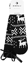 Kup Ciepłe podkolanówki damskie z norweskim wzorem, czarne - Moraj