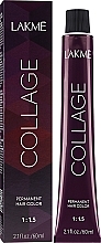 PRZECENA! Trwała farba do włosów w kremie - Lakmé Collage Creme Hair Color * — Zdjęcie N1