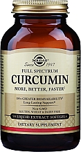 Kurkumina - Solgar Full Spectrum Curcumin Liquid Extract Softgels — Zdjęcie N4