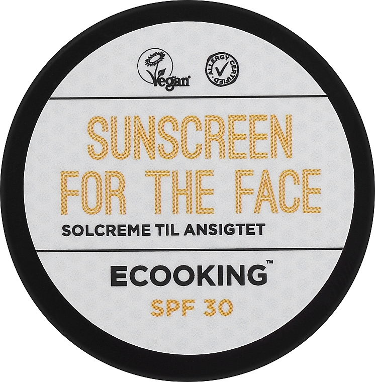 PREZENT! Przeciwsłoneczny krem do twarzy - Ecooking Sunscreen For The Face SPF 30 — Zdjęcie N1