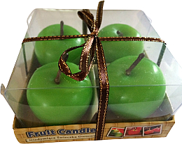 Kup Zestaw świec dekoracyjnych Zielone jabłko - AD (candle/4pcs)
