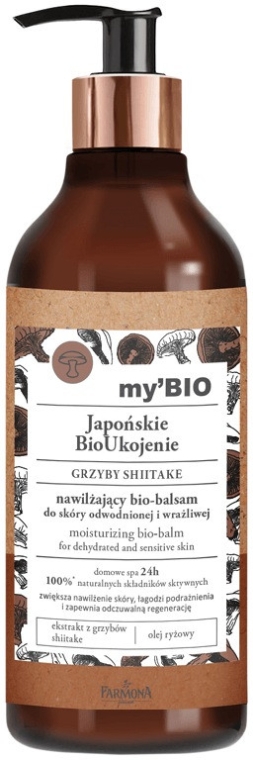 Nawilżający balsam do skóry odwodnionej i wrażliwej Grzyby Shitake - Farmona My’Bio Moisturizing Bio-Balm — Zdjęcie N1