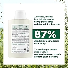 Delikatny szampon do włosów z mleczkiem owsianym - Klorane Gentle Shampoo With Oat Milk — Zdjęcie N4