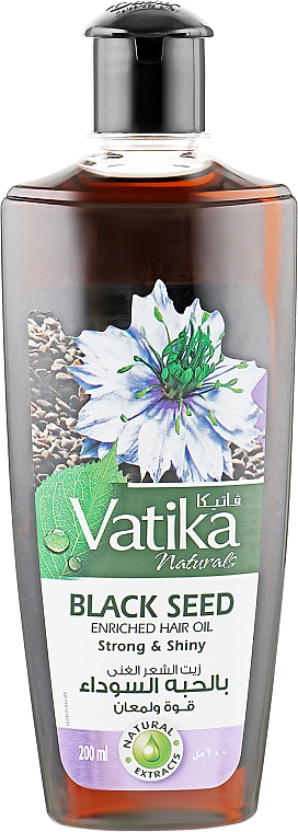 Olejek do włosów z czarnuszki - Dabur Vatika Blackseed Hair Oil — Zdjęcie N1