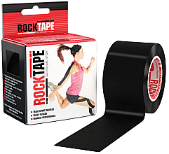 Taśma Kinesio Czarna - RockTape Kinesio Tape Standart — Zdjęcie N4