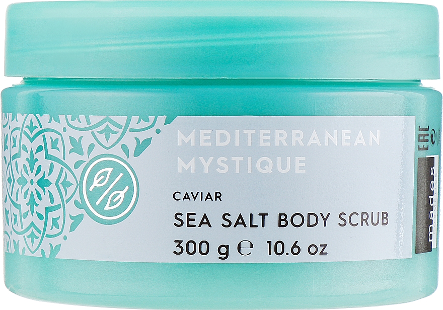 Peeling do ciała z solą morską - Mades Cosmetics Mediterranean Mystique Sea Salt Body Scrub