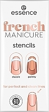 Szablony do manicure francuskiego - Essence French Manicure Stencils Classic & Pointy — Zdjęcie N1