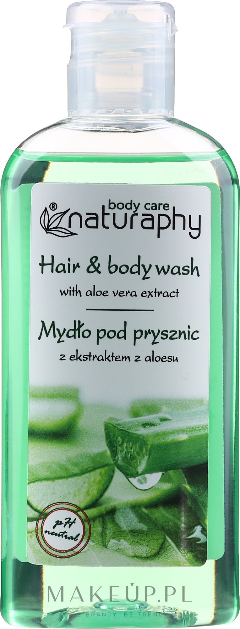 Mydło pod prysznic z ekstraktem z aloesu - Naturaphy Aloe Vera Hair & Body Wash — Zdjęcie 100 ml