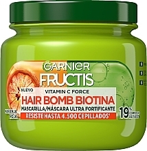 Maska do włosów - Garnier Fructis Vitamin C Force Hair Bomb Biotin Mask — Zdjęcie N1