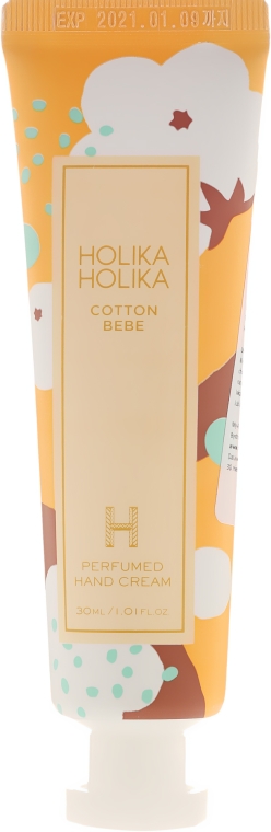 Perfumowany krem do rąk Bawełna - Holika Holika Cotton Bebe Perfumed Hand Cream — Zdjęcie N1