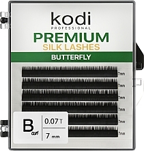 Kup Sztuczne rzęsy Butterfly Green C 0.15 (6 rzędów: 10 mm) - Kodi Professional