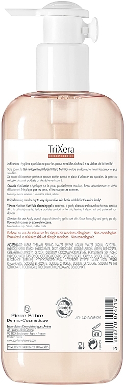 Oczyszczający płyn do twarzy i ciała - Avène Trixera Nutrition Nutri-Fluid Cleanser — Zdjęcie N2