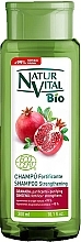 Wzmacniający szampon do włosów - Natur Vital Bio Fortifying Strengthening Shampoo Pomegranate — Zdjęcie N1