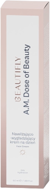 Nawilżający krem do twarzy na dzień - Beautifly A.M. Dose Of Beauty Face Cream  — Zdjęcie N2