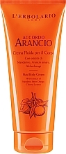 L'Erbolario Accordo Arancio Fluid Body Cream - Fluidowy krem do ciała — Zdjęcie N1