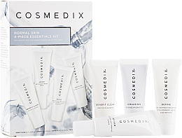 Kup Zestaw - Cosmedix Normal Skin 4-Piece Essential Kit (f/cleanser 15 ml + f/ser 15 ml + f/ser 15 ml + f/cr 15 ml)