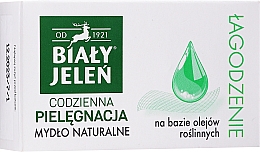 Kup Naturalne mydło na bazie olejów roślinnych - Biały Jeleń Soothing-Moisturizing Soap