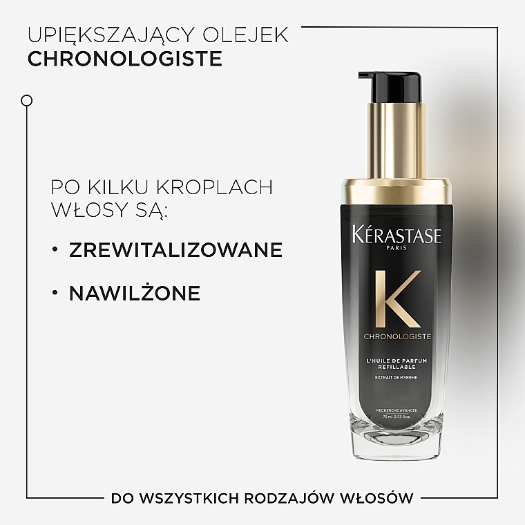 Olejek do włosów - Kerastase Chronologiste Fragrance-in-oil Refillable (jednostka zamienna) — Zdjęcie N7